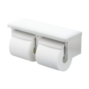 TOTO　棚付き二連紙巻器（ホワイト）